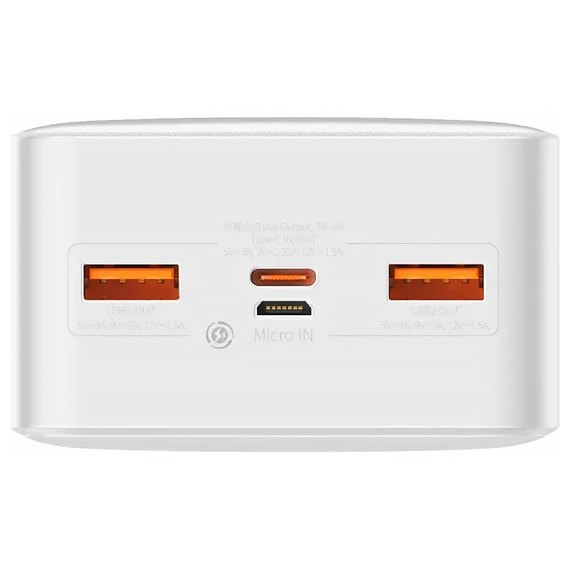 Повербанк Baseus Bipow 20000 mAh 20W White (PPBD20K), Цвет : White, изображение 4