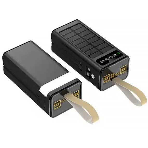 Повербанк ACL PW-90B 30000 mAh SOLAR TypeC + Lighting Black, зображення 4
