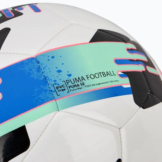 Мяч футбольный Puma Orbita 6 MS белый/черный/бирюзовый size 5 (084335-07), изображение 3