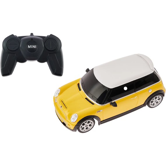 Машинка Rastar Mini Cooper S 1:24 Желтый (15000 yellow), Цвет: Жёлтый