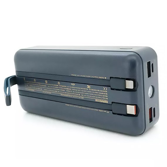 Повербанк Remax RPP-550 Suji 30000 mAh 20W + 22.5W PD+QC Black, зображення 3