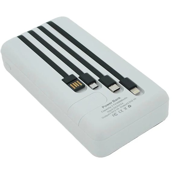 Повербанк Bix BPW1W 30000 mAh QC22.5W/PD20W White, зображення 2