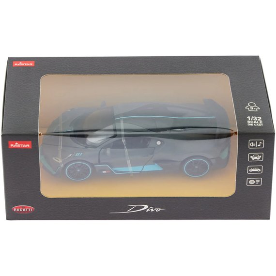 Машинка Rastar Bugatti DIVO 1:32 Серый (64200 grey), изображение 7