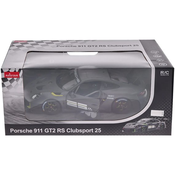 Машинка Rastar Porsche 911 GT2 RS Clubsport 25 1:14 Серый (99560 grey), изображение 7