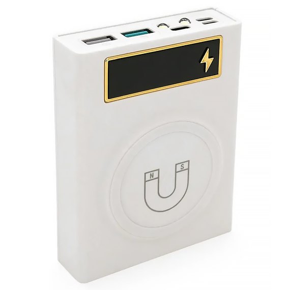 Повербанк Voltronic CX4-PD-QIMagnetic на 4 акумулятори 18650 22.5W White