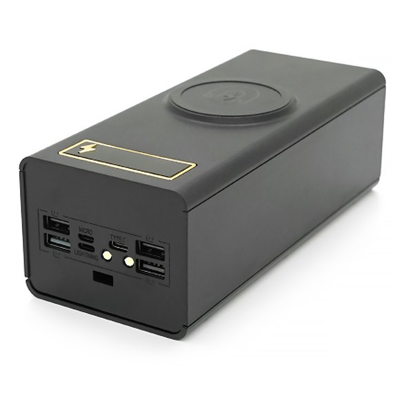 Повербанк Voltronic D24-PD-QIMagnetic на 24 акумулятори 18650 22.5W Black