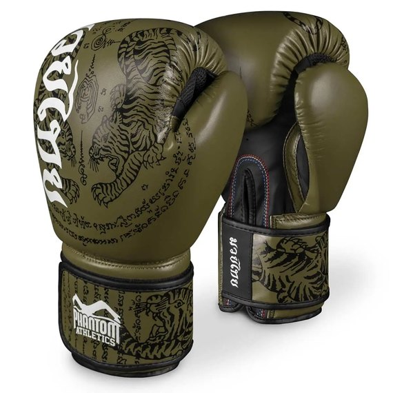 Боксерские перчатки Phantom Muay Thai Army 10 унций (PHBG2612-10)