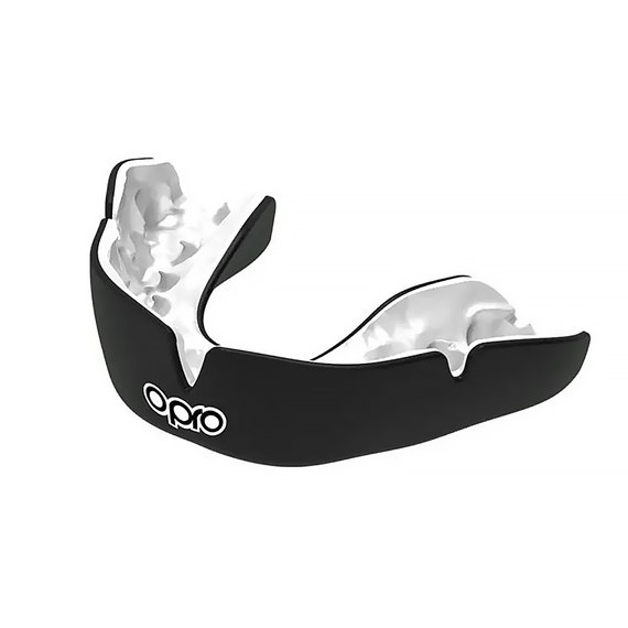 Капа для бокса OPRO Instant (возраст 11+) Black/White (art.102520001), изображение 2