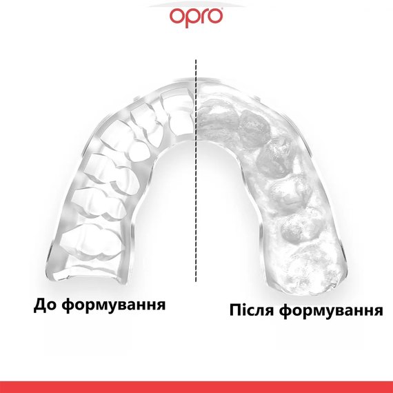 Капа для бокса OPRO Instant (возраст 11+) Black/White (art.102520001), изображение 3