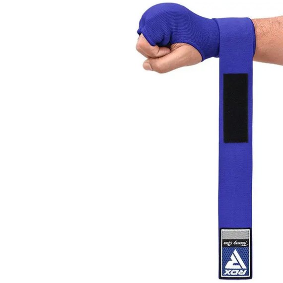 Бинт-перчатка RDX IS2 Inner Straps Blue XL (HYP-IS2U-XL), Размер: XL, Цвет: Синий, изображение 3
