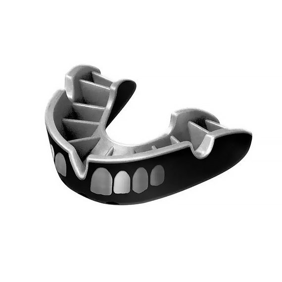Капа для бокса OPRO Silver (возраст 11+) Grillz Black/Silver (art.102502013), изображение 2