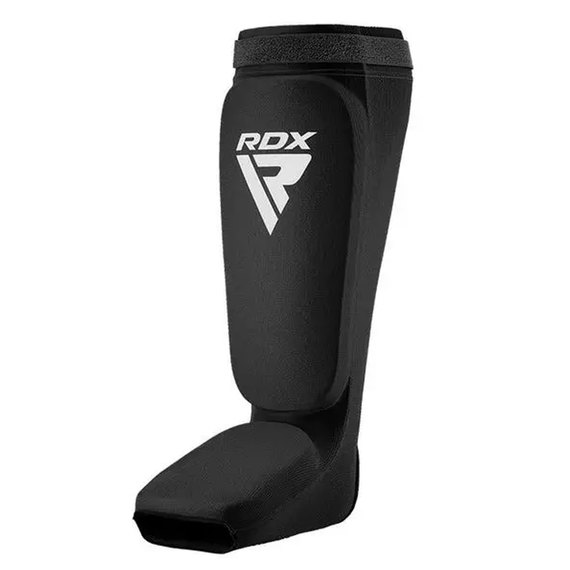 Захист гомілки та стопи RDX Shin Instep Foam Black/White XL (HYP-SIBW-XL), зображення 3
