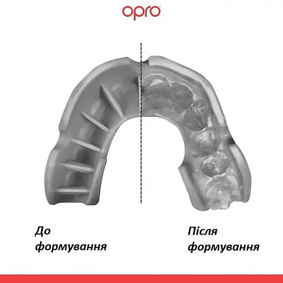 Капа для бокса OPRO Silver (возраст 11+) Grillz Black/Silver (art.102502013), изображение 3