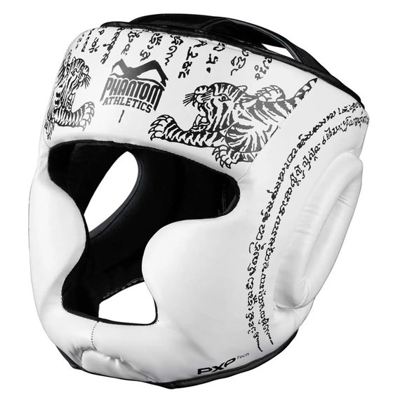Боксерский шлем Phantom Muay Thai Full Face White (PHHG2680)