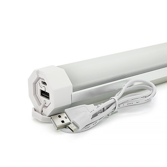 Кемпінгова лампа Uyled 4W 4000mAh білий/сірий (UY-Q8F), зображення 2