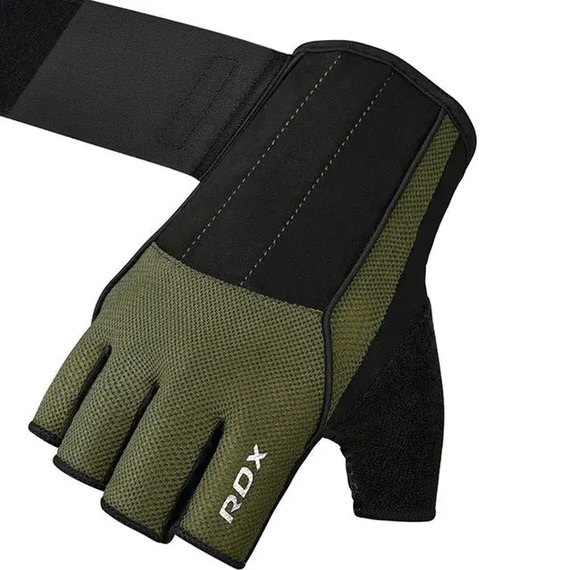 Перчатки для зала RDX W3 Army Green with EVA Padding M (WGS-W3AG-M+), Размер: M, Цвет: Зелёный, изображение 4