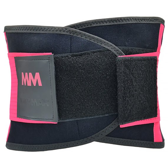 Пояс компрессионный MadMax MFA-277 Slimming belt Black/rubine red L (MFA-277-RED_L), Размер: L, Цвет: Чёрный/Красный, изображение 2