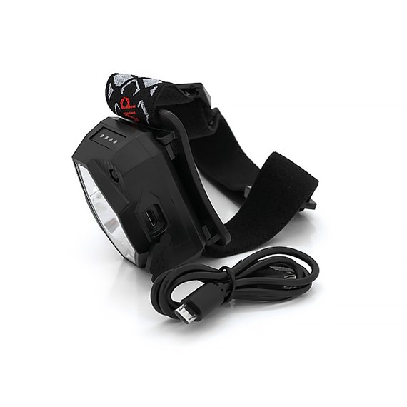 Налобный фонарь Voltronic 3W 100 люмен черный (XPG), изображение 4