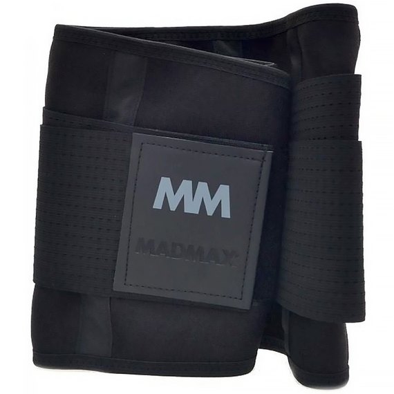 Пояс компрессионный MadMax MFA-277 Slimming belt Black/black L (MFA-277-BLK_L), Размер: L, Цвет: Чёрный, изображение 2