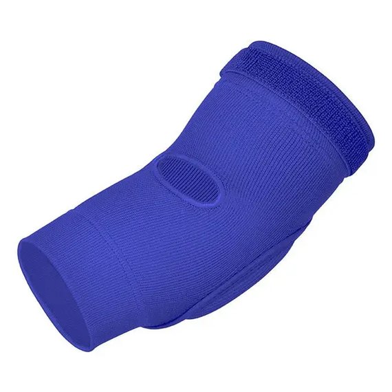 Налокотники спортивные RDX Hosiery Elbow Foam Blue/White L (HYP-EUW-L), Размер: L, Цвет: Синий, изображение 4