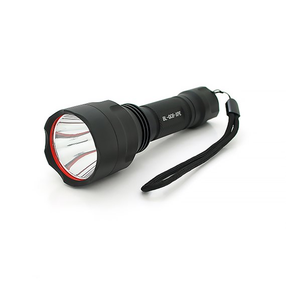 Тактический фонарь Bailong 3W 300 люмен черный (BL-QC8-XPE)