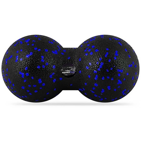 Набор массажных мячей PowerPlay PP-4090 EPP 2 шт Blue (PP_4090_Blue), Цвет массажёра : Чёрно-синий, изображение 3