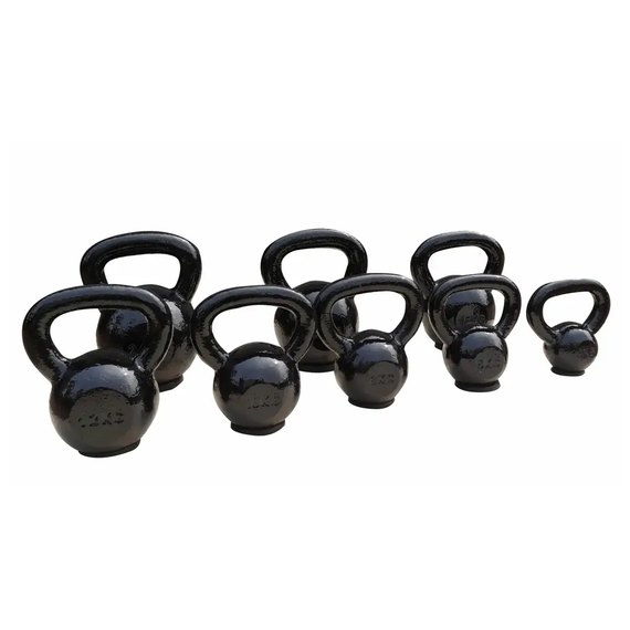 Гиря Toorx чавунна 16 кг з гумовою підставкою Black (KGV-16) 931121, Вага: 16 кг, зображення 2