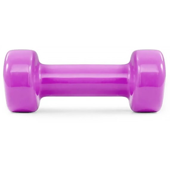 Гантель PowerPlay 4125 виниловая 2*0,5 кг розовая (PP_4125_0.5kg_2in), изображение 4