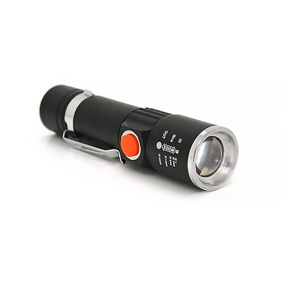 Фонарь ручной PiPo 10W 500 люмен черный (PPF-616)