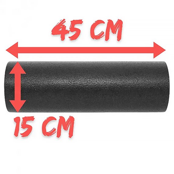 Массажный набор PowerPlay PP_4095 EPP Set 4 in 1 Red (PP_4095_Red), Резинка с уровнем сопротивления: 11 кг, Цвет массажёра : Чёрно-красный, изображение 8