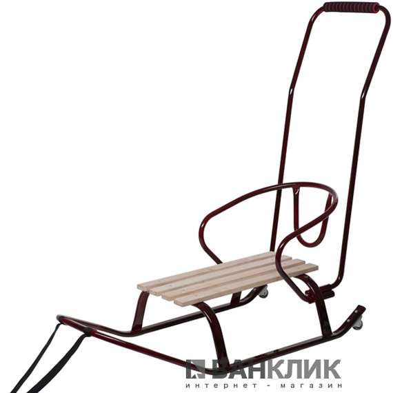 Санки Vitan Пуля (бордовые) 7366