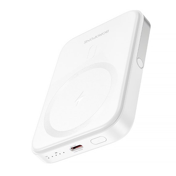 Повербанк Borofone BJ51 Kody PD20W magnetic 5000 mAh Белый (6941991111549), Цвет : Белый, изображение 2