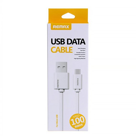 Кабель Remax Micro USB Fast Charging White (000000904), изображение 2