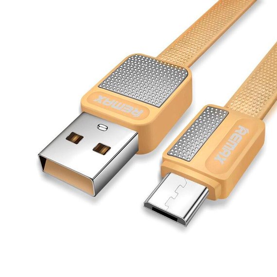 Кабель Remax Micro USB Platinum RC-044m Gold (000000930), зображення 2