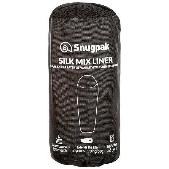 Вкладиш для спального мішка Snugpak Silk Mix Liner black (5056694902644), зображення 2