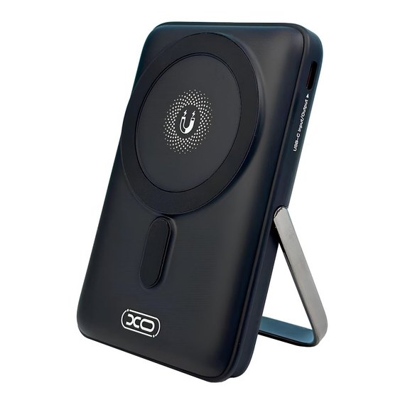 Повербанк XO PR233 PD30W Magnetic wireless 15W 10000 mAh Чорний (6920680851515), Колір: Чорний
