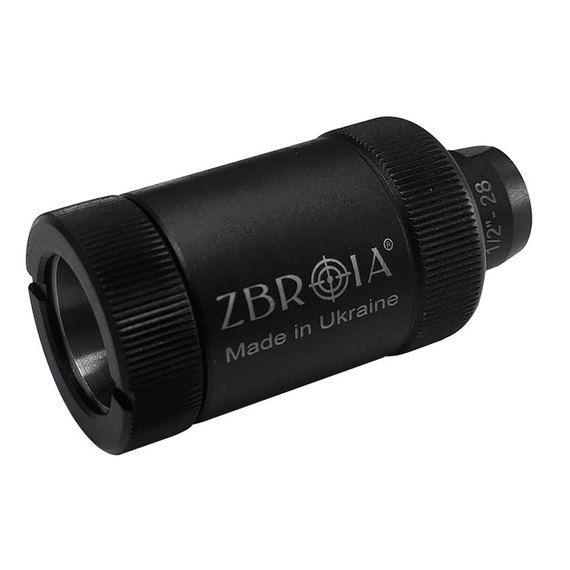 Пламегаситель Zbroia для AR-15 кал. 223 Rem (5,56/45), резьба 1/2"-28 UNEF (Z8.5.16.002)