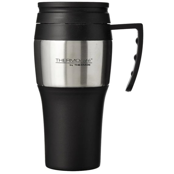 Термокружка Thermos THERMOcafe 0.4 л черная (2010 DF SS)