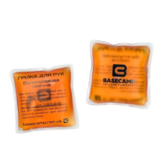 Многоразовая химическая грелка для рук BaseCamp Reusable Hand Warmer 2 шт (BCP 80600), изображение 2