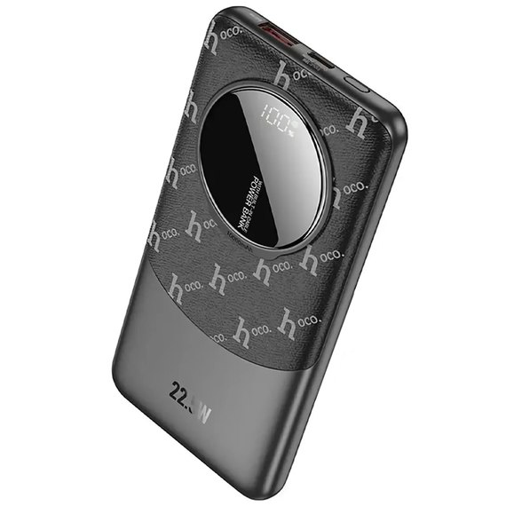 Повербанк HOCO Q29 Nobility 22.5W+PD20W with cable Type-C 10000 mAh Black (6942007633260), Цвет : Чёрный, изображение 3