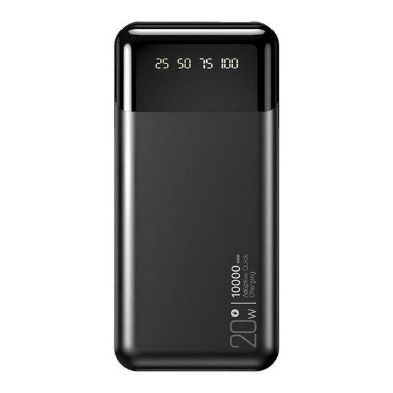 Повербанк XO PR191 PD20W/QC18W digital light display 10000 mAh Black (6920680834631)