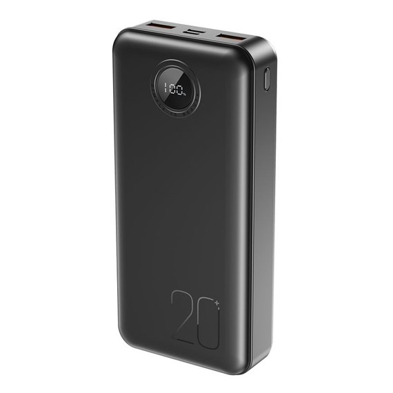 Повербанк XO PR239 PD20W/QC 22.5W digital display 20000 mAh Black (6920680855537)
