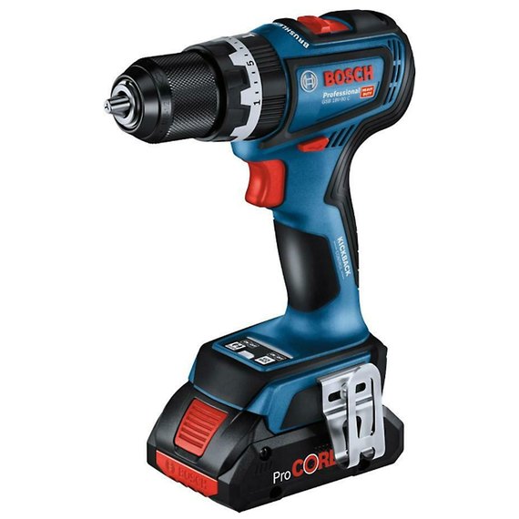 Акумуляторний ударний дриль-шуруповерт Bosch Professional GSB 18V-90 C (06019K6104)