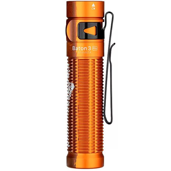 Фонарь ручной Olight Baton 3 Pro Orange Skeleton (0.0000.3051), изображение 4