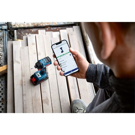 Аккумуляторный ударный гайковерт Bosch Professional GDR 18V-220 C (каркас) (06019L6000), изображение 4