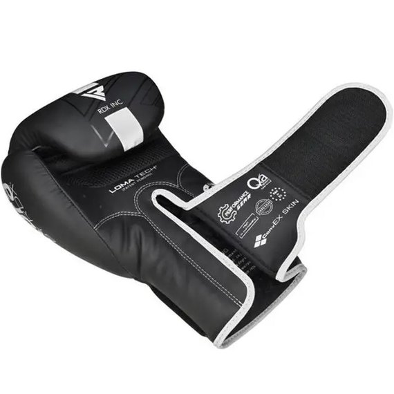 Боксерські рукавички RDX F6 Kara Matte White 6 унц (BGR-F6MW-6OZ), зображення 3
