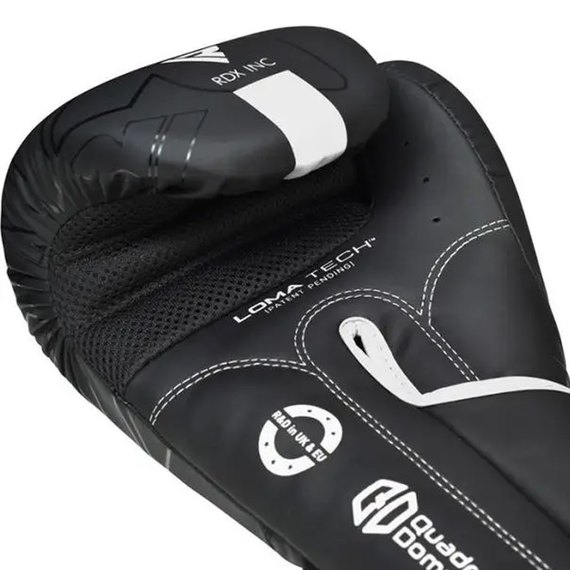 Боксерські рукавички RDX F6 Kara Matte White 6 унц (BGR-F6MW-6OZ), зображення 5