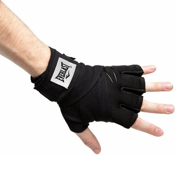 Бинти-рукавички Everlast Evergel Fast Wraps чорний S (P00002027), Розмір: S
