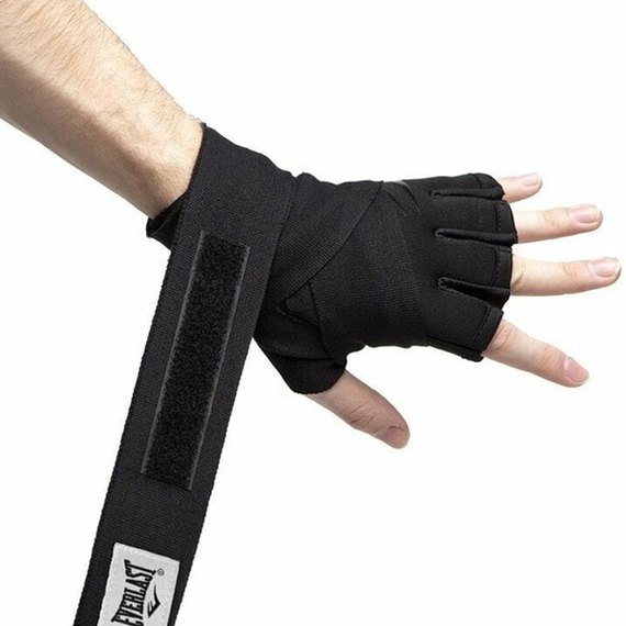 Бинти-рукавички Everlast Evergel Fast Wraps чорний L (P00002029), Розмір: L, зображення 2