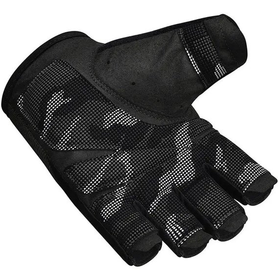 Перчатки для фитнеса RDX T2 Half Black L (WGA-T2HB-L), Размер: L, Цвет: Чёрный, изображение 3